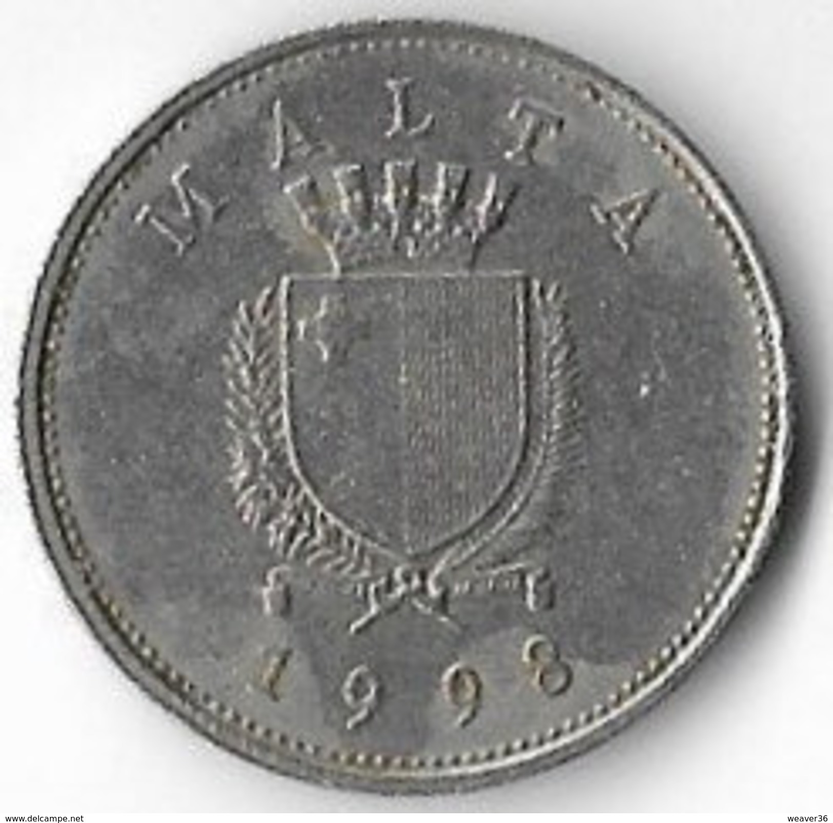 Malta 1998 25 Cents [C384/1D] - Malta