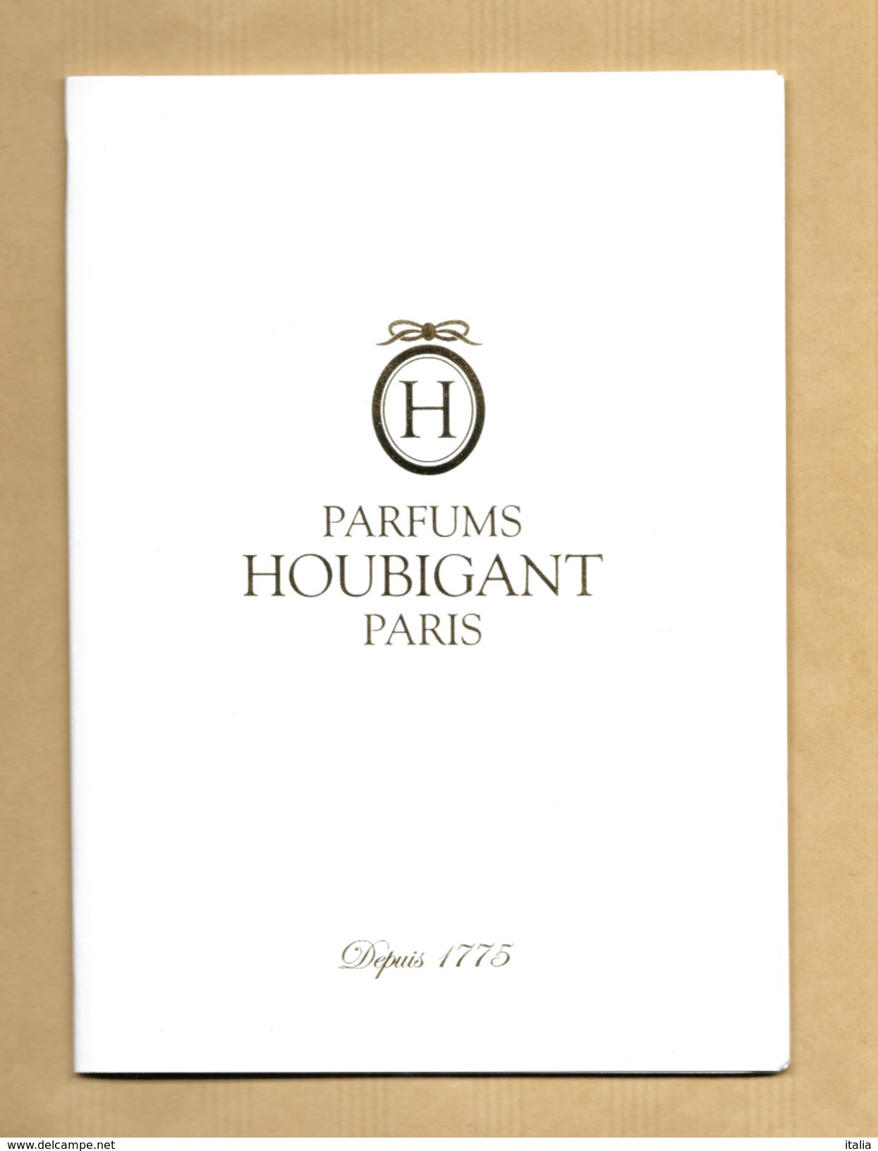 Très Beau Livret 10 Pages Perfume Booklet PARFUMS HOUBIGANT PARIS *** 1 EX - Modernes (à Partir De 1961)
