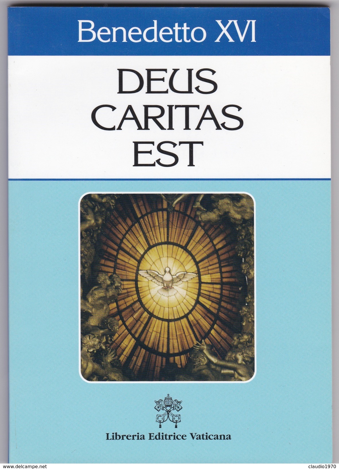 LIBRETTO  -  LIBRO - BENEDETTO XVI - DEUS CARITAS EST. - Images Religieuses