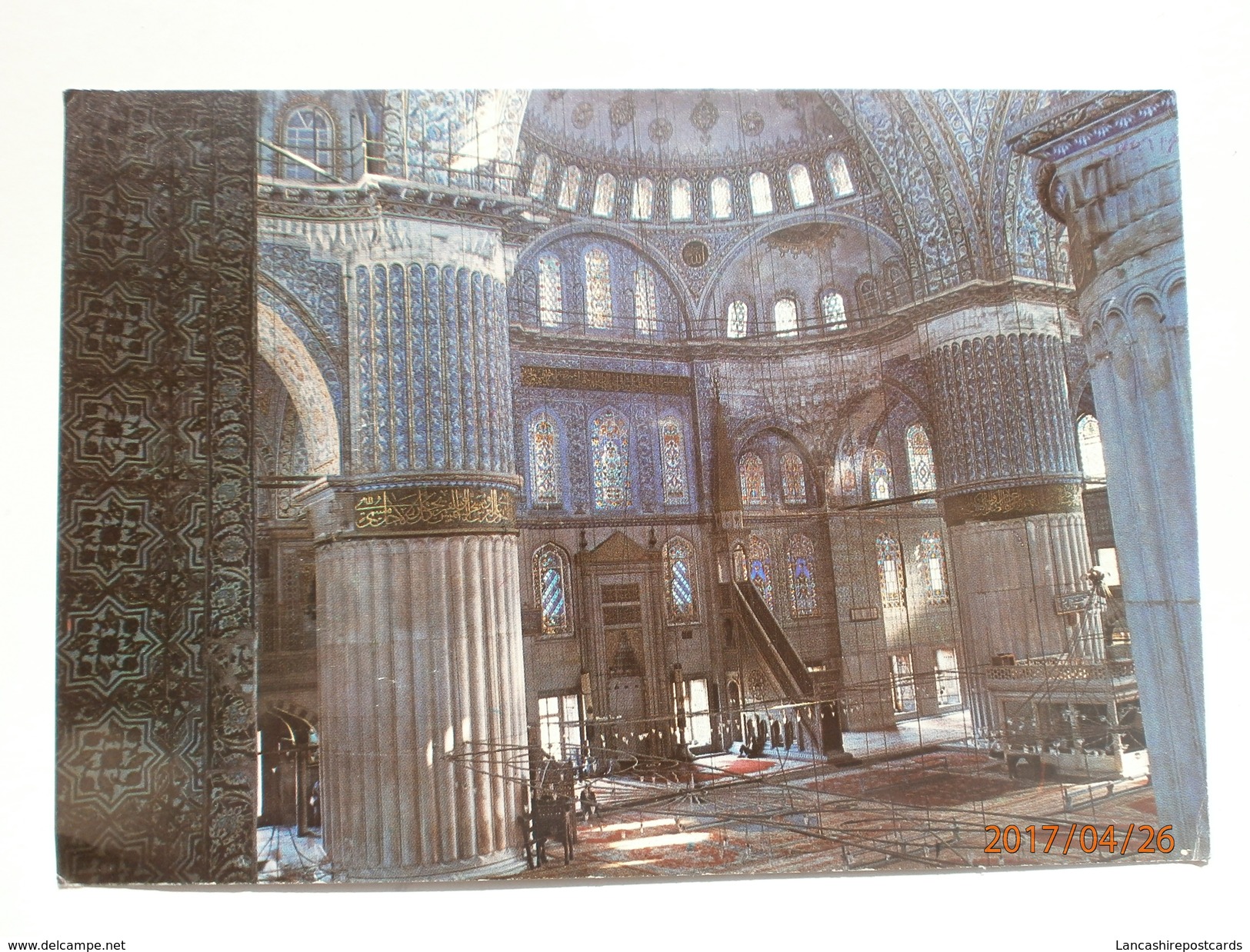 Postcard The Blue Mosque Istanbul Interior My Ref B21224 - Türkei