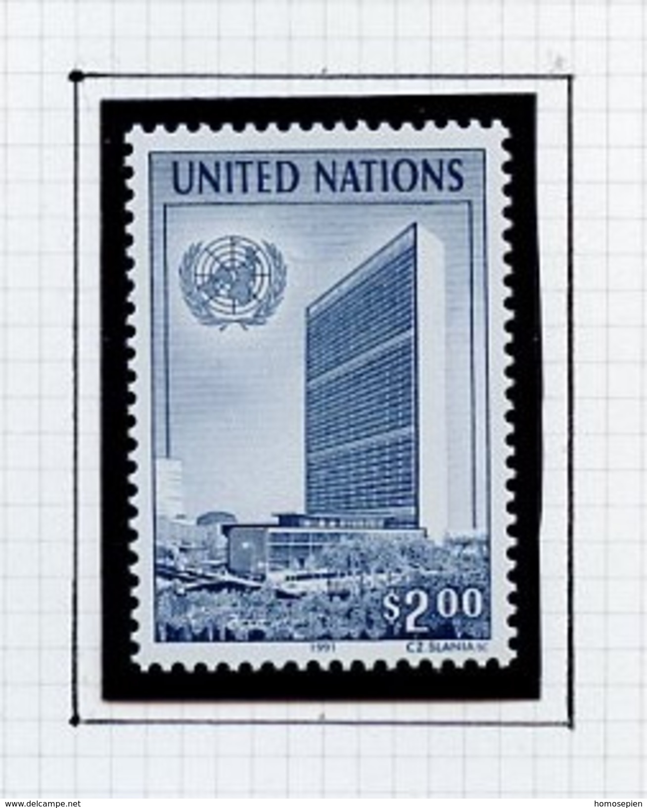 NU New York 1991 Y&T N°590 *** - Unused Stamps