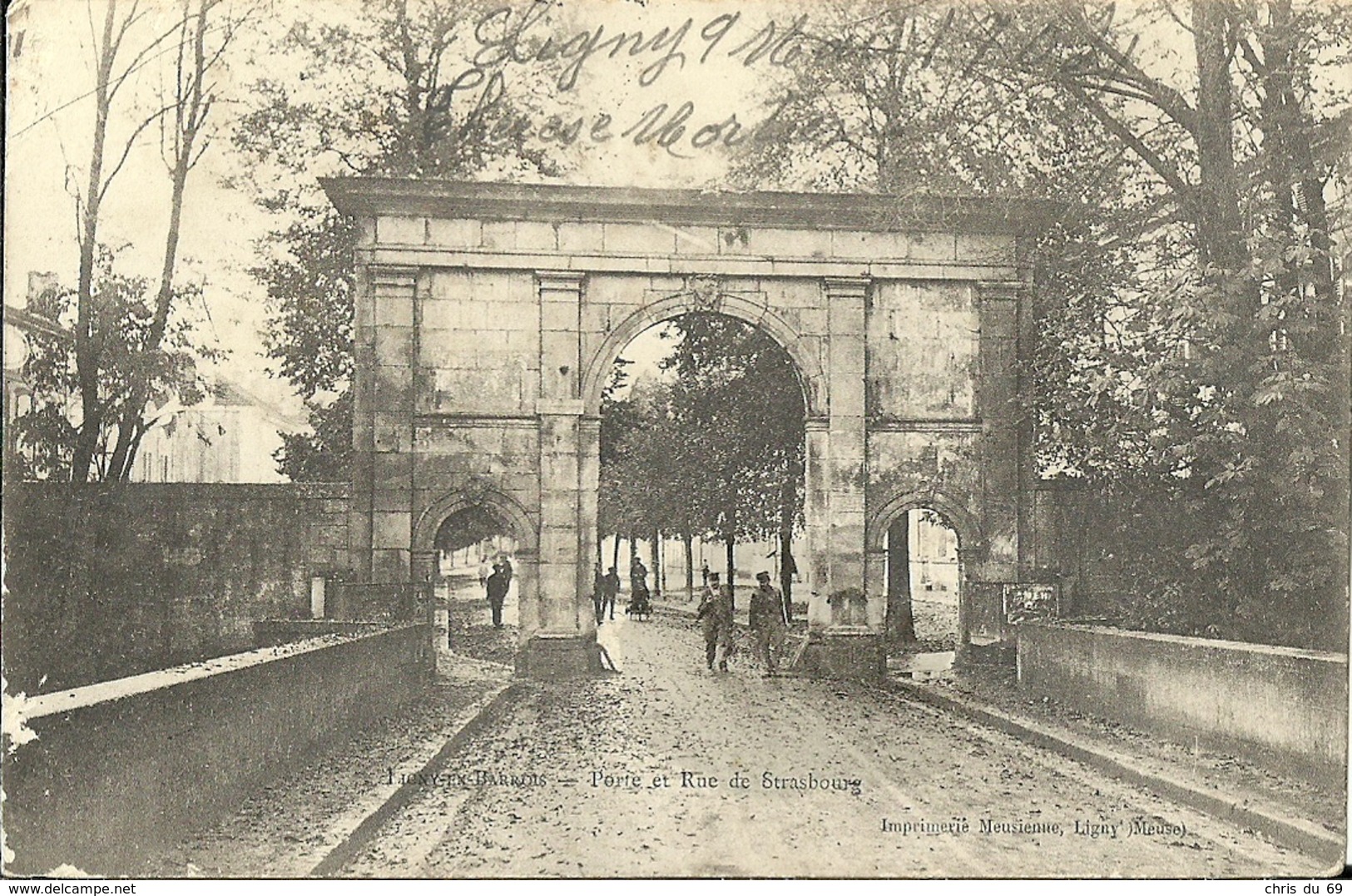 Ligny En Barrois Porte Et Rue De Strasbourg - Ligny En Barrois