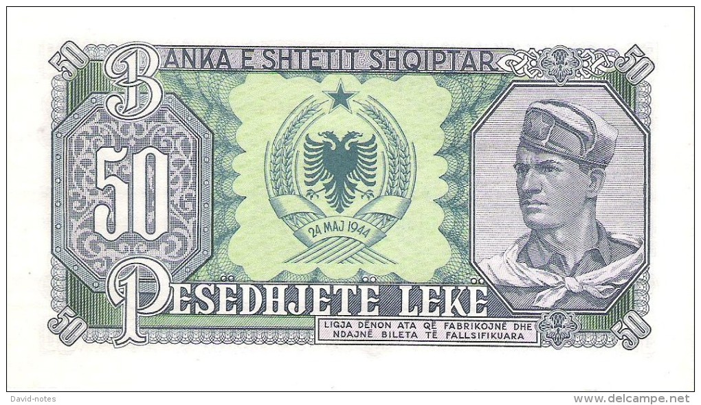 Albania - Pick 29a - 50 Leke 1957 - Unc - Albania