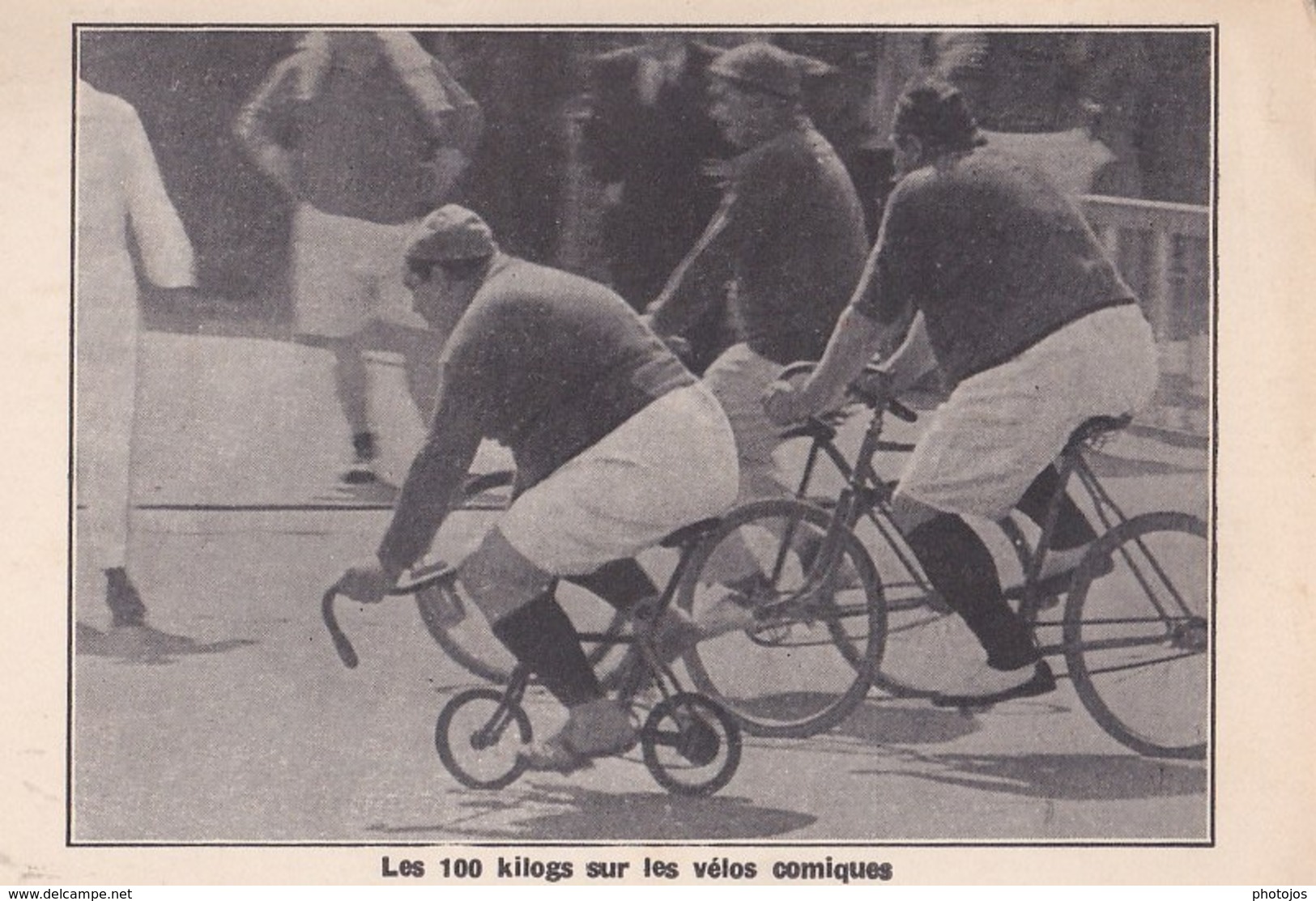 Carte Postale Aux Vélos De Gervaise à Brunoy (91)   Les 100 Kilos Sur Les Vélos Comiques - Cyclisme