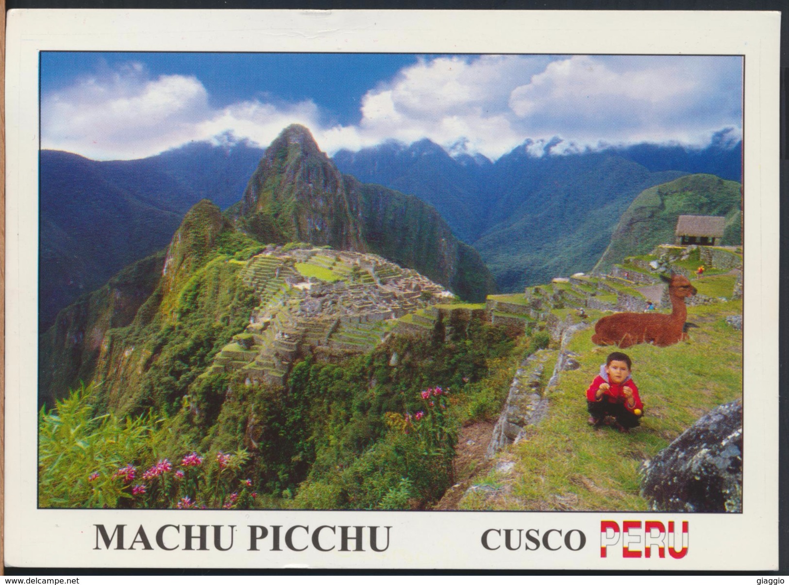 °°° GF270 - PERU - CUSCO - MACHU PICCU - 2007 With Stamps °°° - Perù
