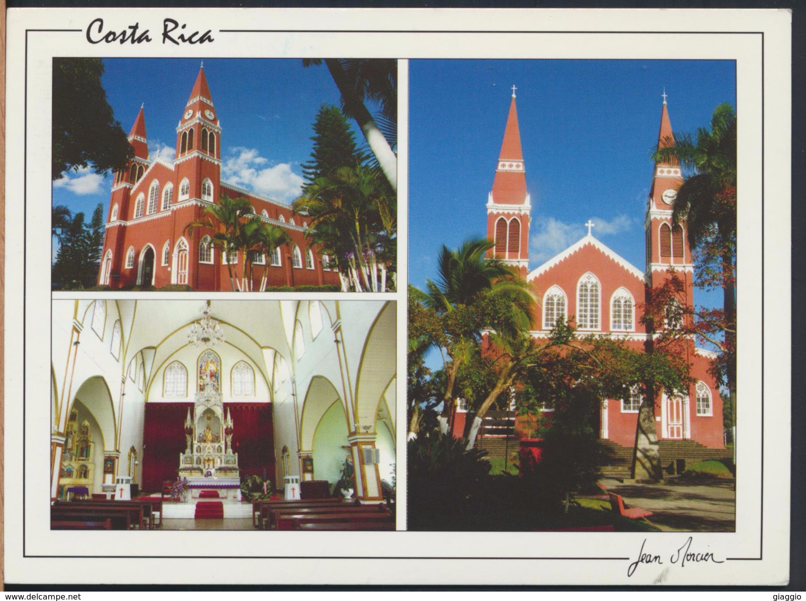 °°° GF281 - COSTA RICA - IGLESIA METALICA - With Stamps °°° - Costa Rica