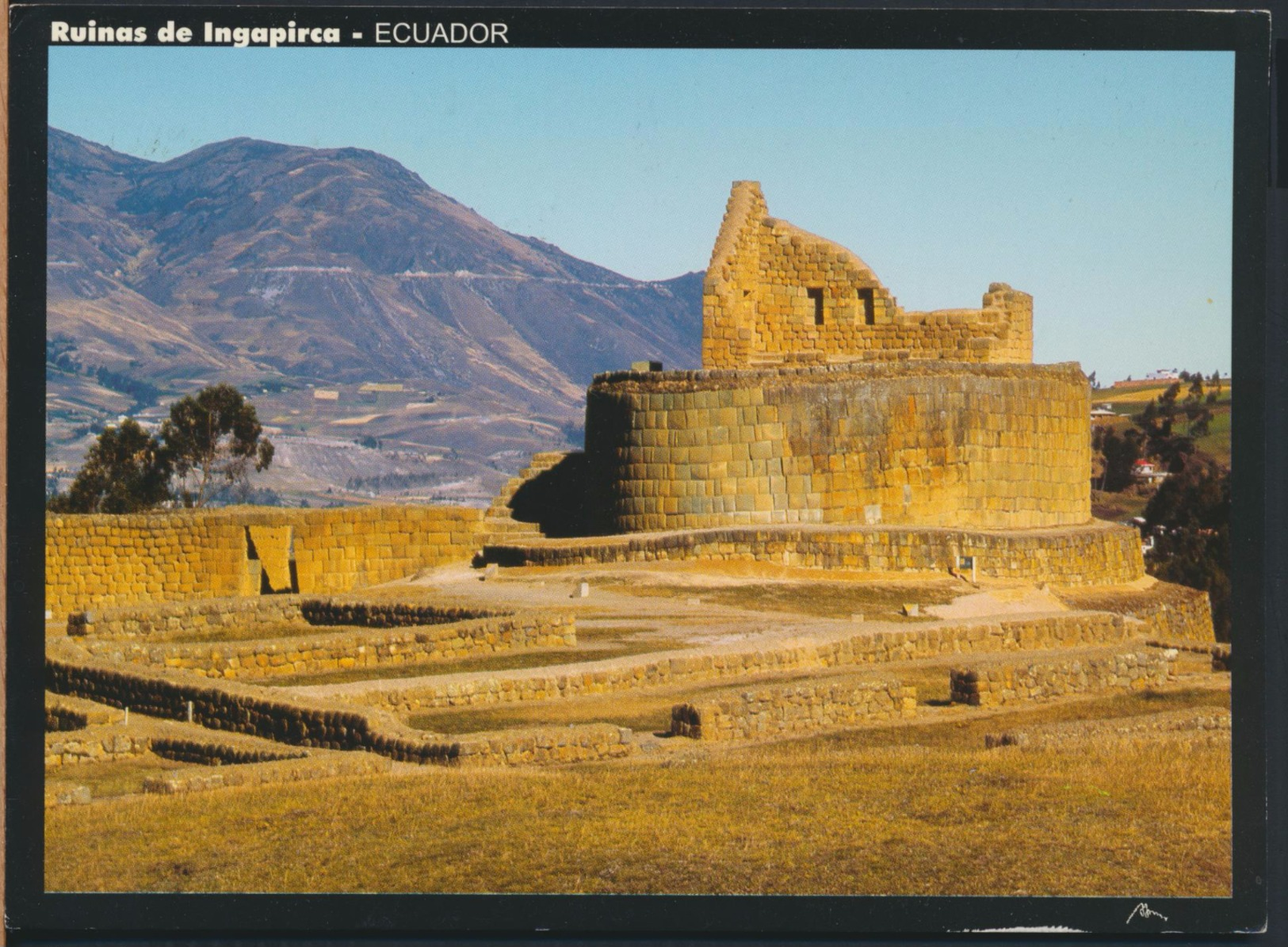 °°° GF283 - ECUADOR - RUINAS DE INGAPIRCA - 2006 With Stamps °°° - Ecuador