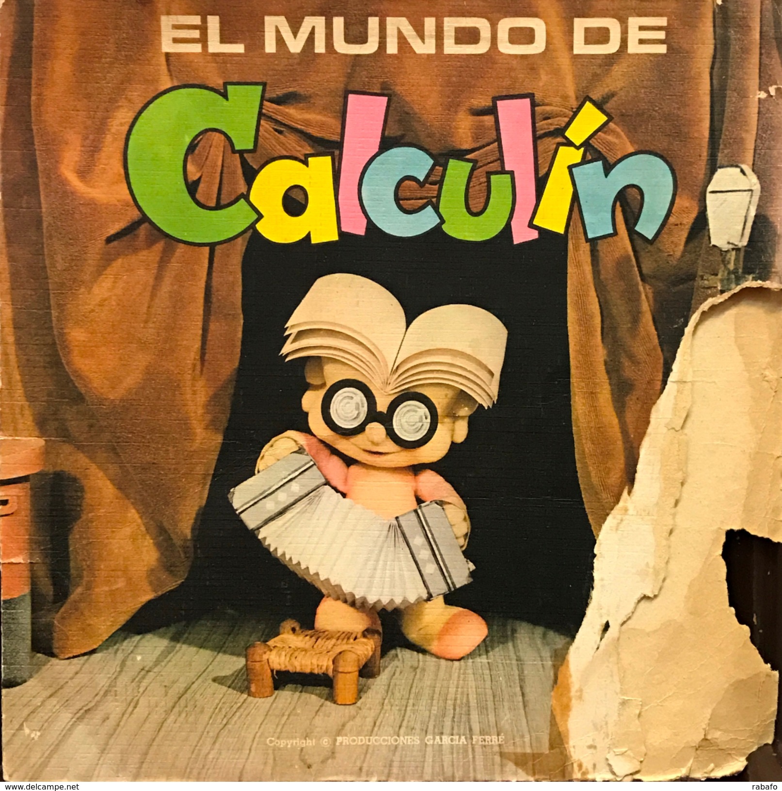 LP Argentino El Mundo De Calculín Año 1976 - Kinderlieder