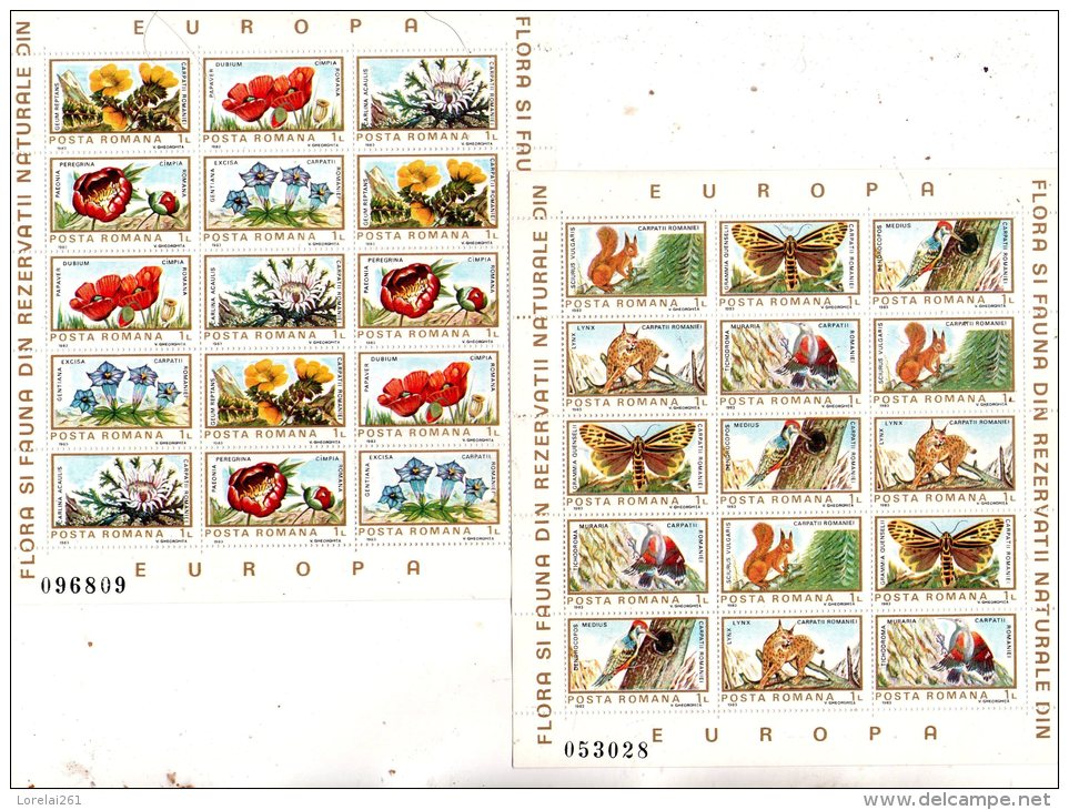 1983 -  Faune Et Flore Europennes Mi 3982/3991 Et Yv 3465/3474 MNH - Unused Stamps