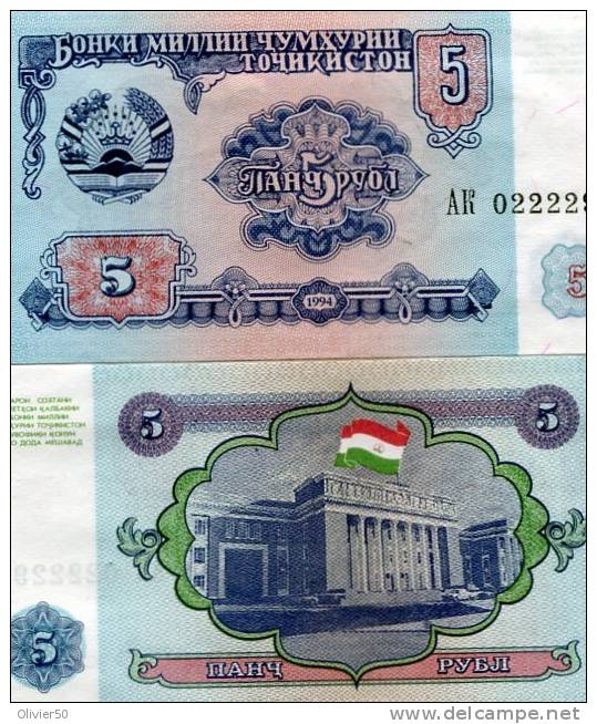 Tadjikistan (1994) - 5 Roubles P 86  UNC - Tajikistan