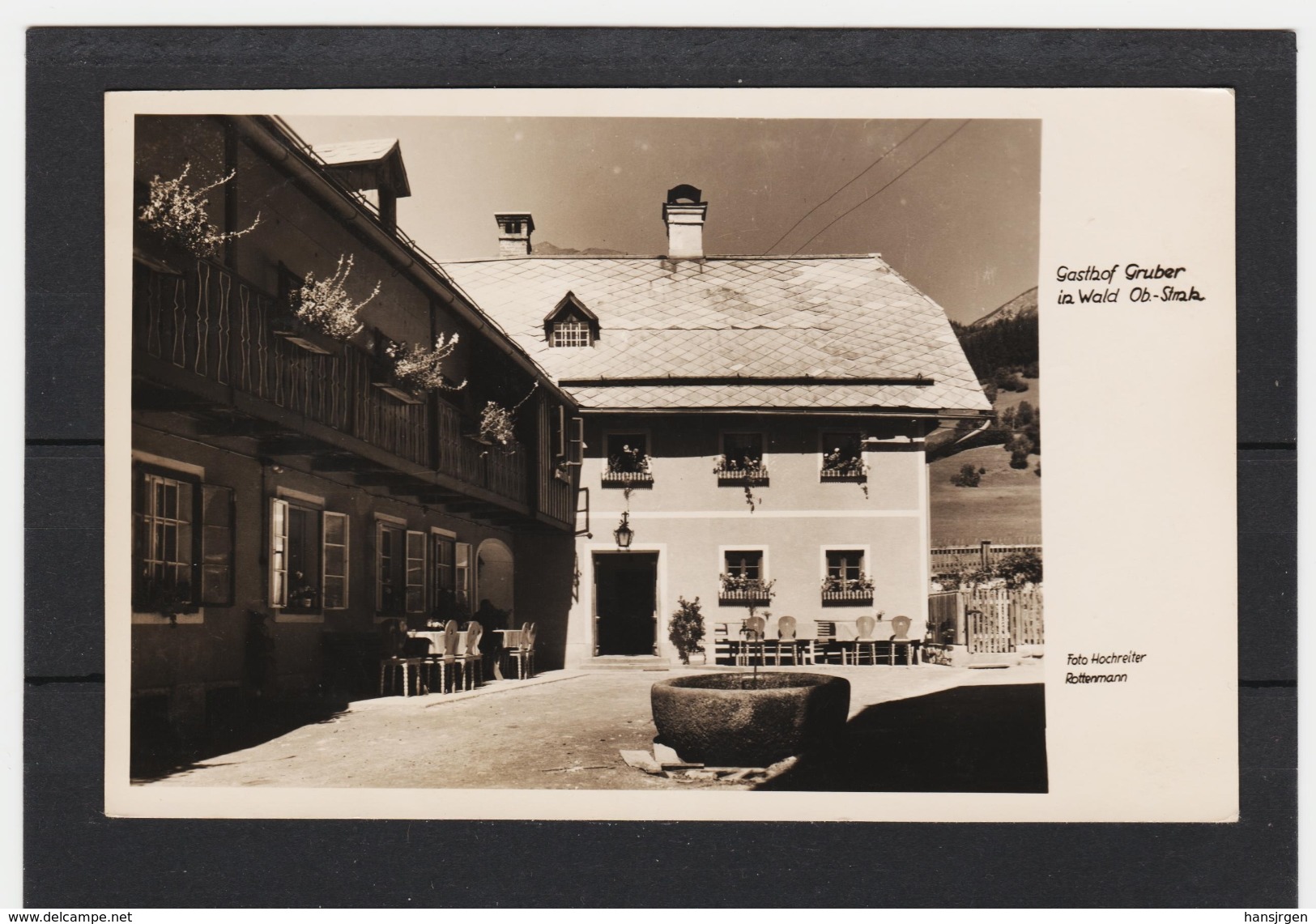 STM814 POSTKARTE JAHR 1959 STEIERMARK  GASTHOF GRUBER In WALD GEBRAUCHT SIEHE ABBILDUNG - Sonstige & Ohne Zuordnung