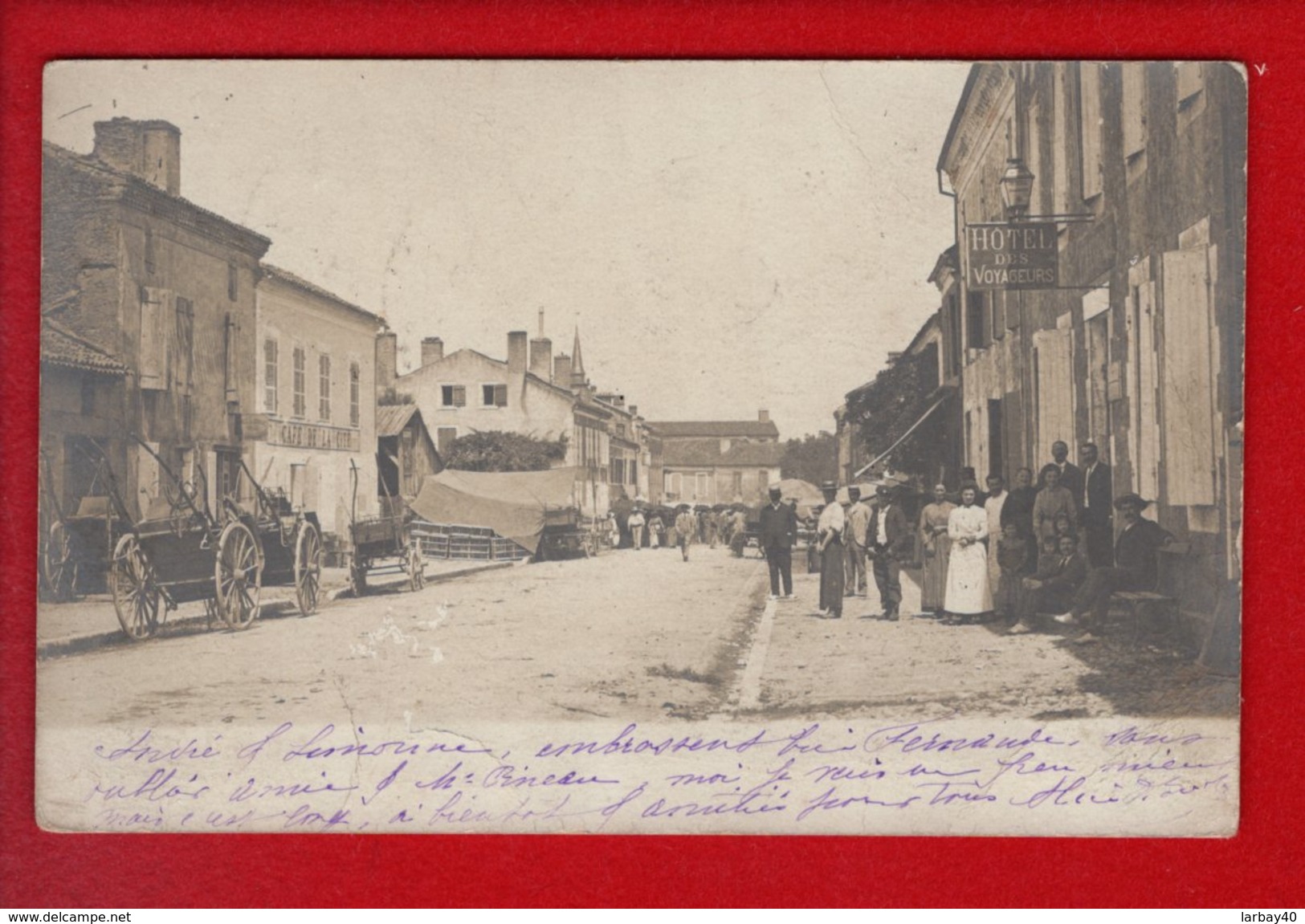 1 Cpa Carte Postale Ancienne -  Villeneuve De Marsan - Villeneuve De Marsan