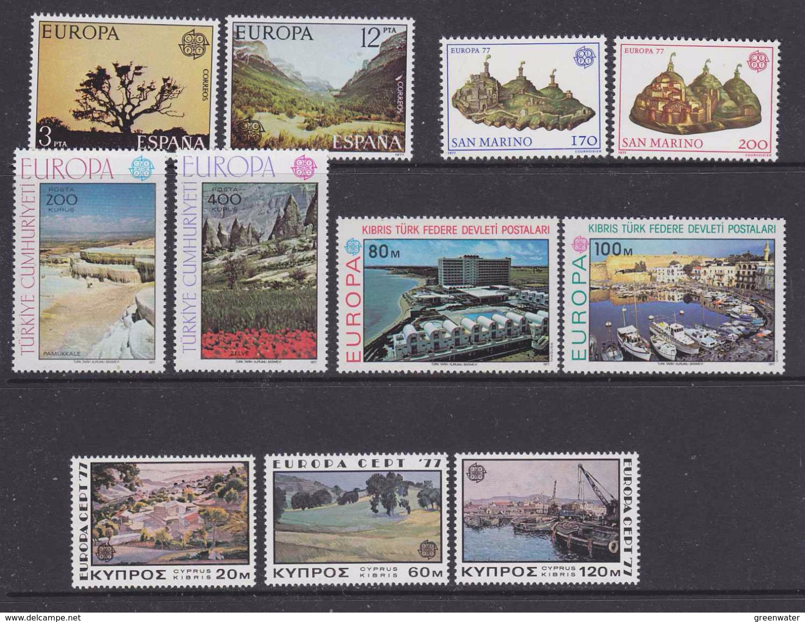 Europa Cept 1977 Year Set 28 Countries + M/s (see Scan, What You See Is What You Get) ** Mnh (35410) - 1972