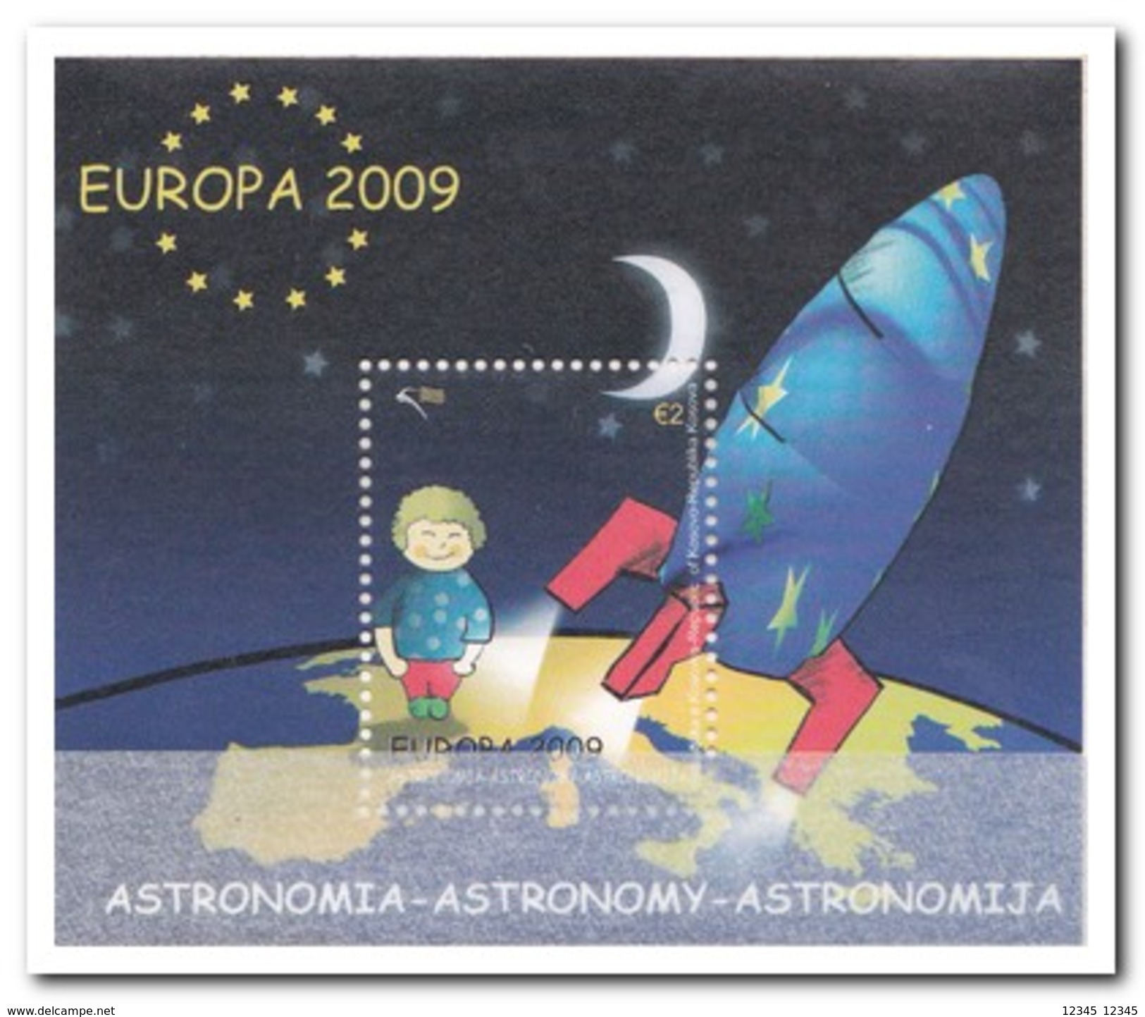 Kosovo 2009, Postfris MNH, Europa Cept, Astronomy - Kosovo