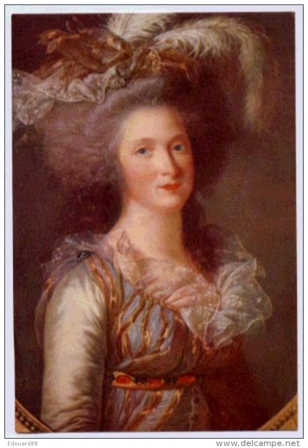 MADAME ELISABETH DE FRANCE SOEUR DE LOUIS XVI ROI DE FRANCE - Peintures & Tableaux