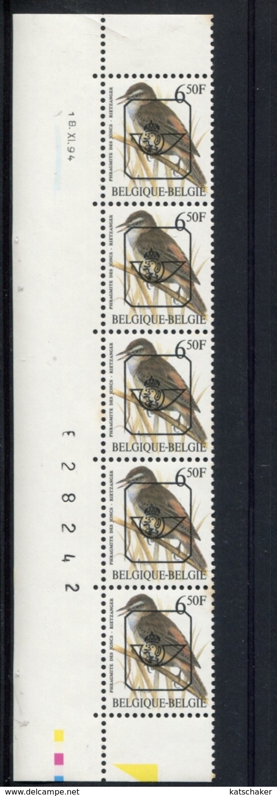 445797718 BELGIE 1994 POSTFRIS MINT NEVER HINGED POSTFRISCH EINWANDFREI OCB PRE829A P8 DATUM 18-11-1994 - Other & Unclassified