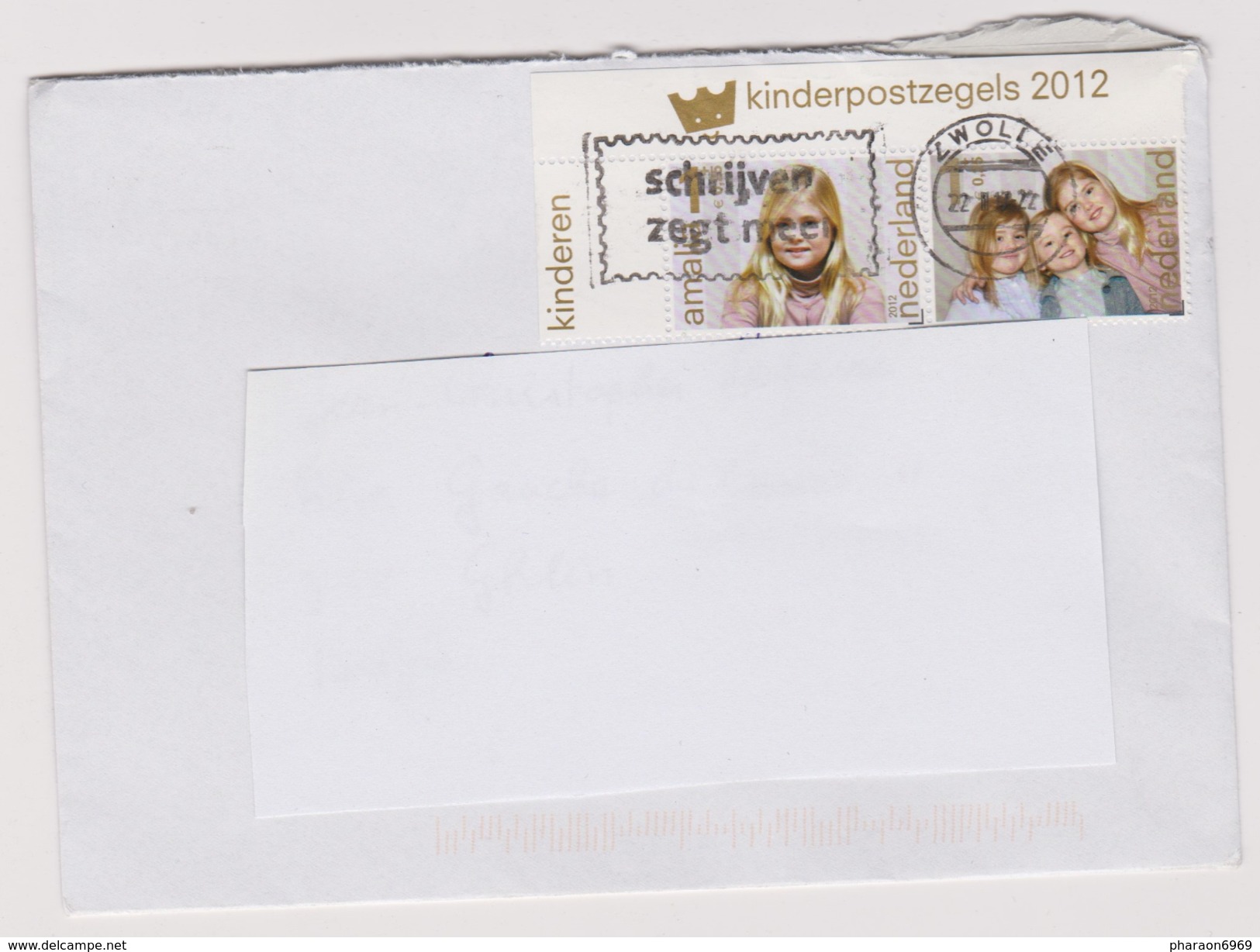 Enveloppe Brief Cover Kinderpostzegels Zwole - Covers & Documents