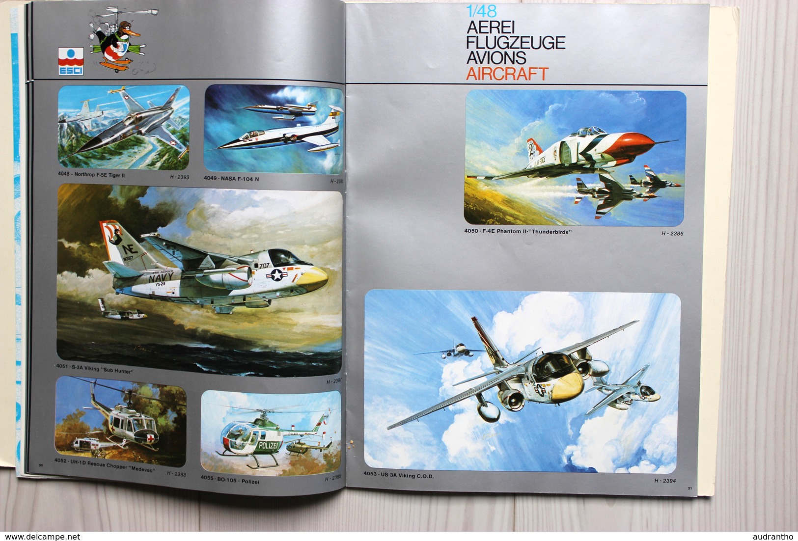 Catalogue ESCI 1981 Modélisme Maquette avion voiture soldat miltaria WWII aircraft Plastic Hobby Kits Italy