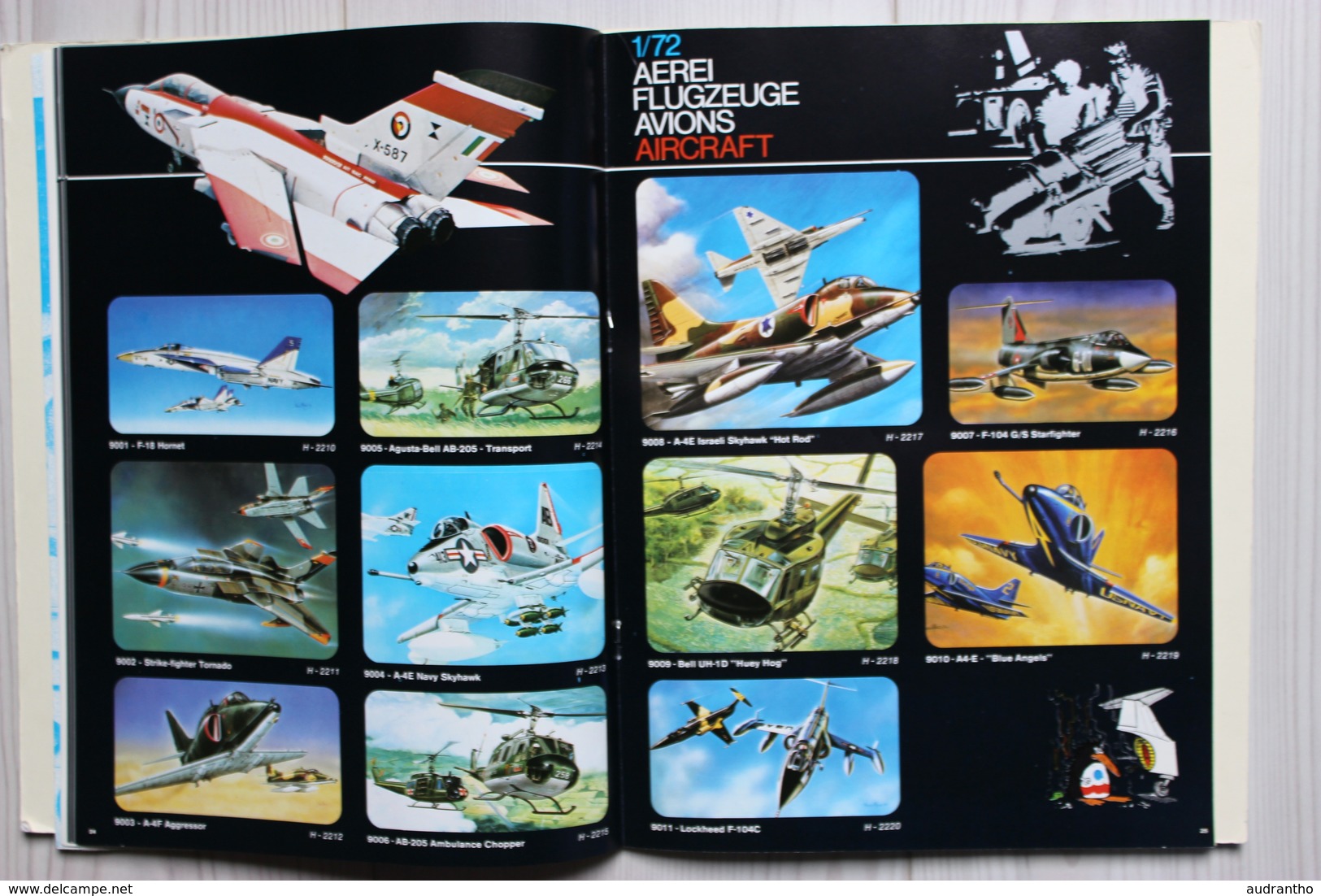 Catalogue ESCI 1981 Modélisme Maquette avion voiture soldat miltaria WWII aircraft Plastic Hobby Kits Italy