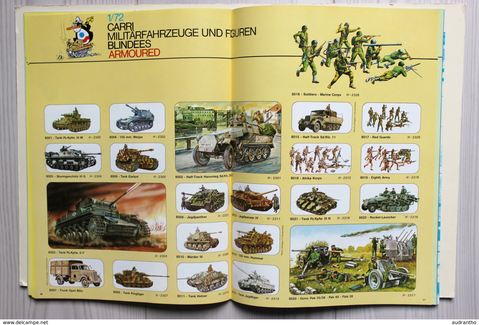 Catalogue ESCI 1981 Modélisme Maquette avion voiture soldat miltaria WWII aircraft Plastic Hobby Kits Italy