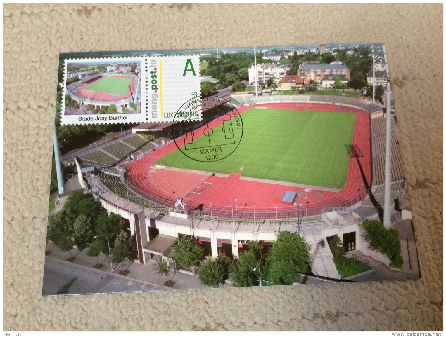 Luxembourg Carte Maximum Stade Josy Barthel Football - Cartes Maximum