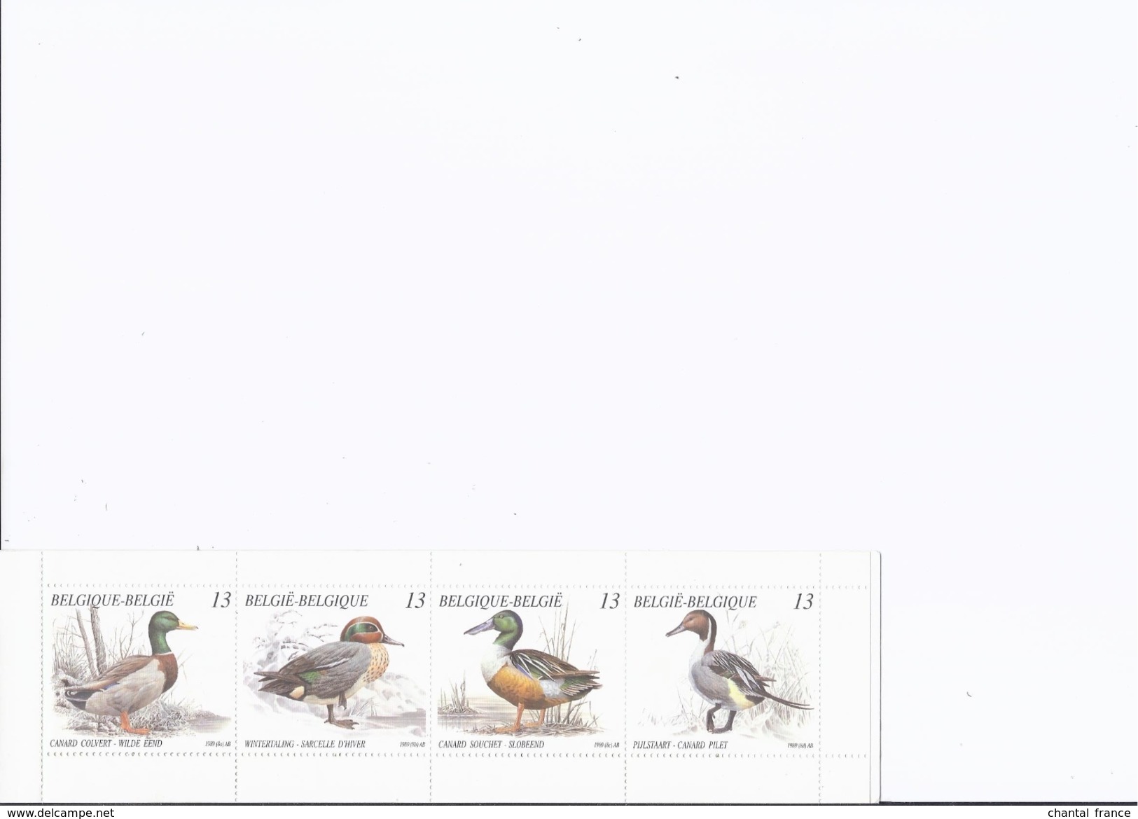 1 Carnet Canards 1989 + 1 Feuillet 2004 (Semaine De La Forêt)+ 1 Feuillet Guinée équatoriale 1978 + 1 Feuilt Bélize 1980 - Andere & Zonder Classificatie