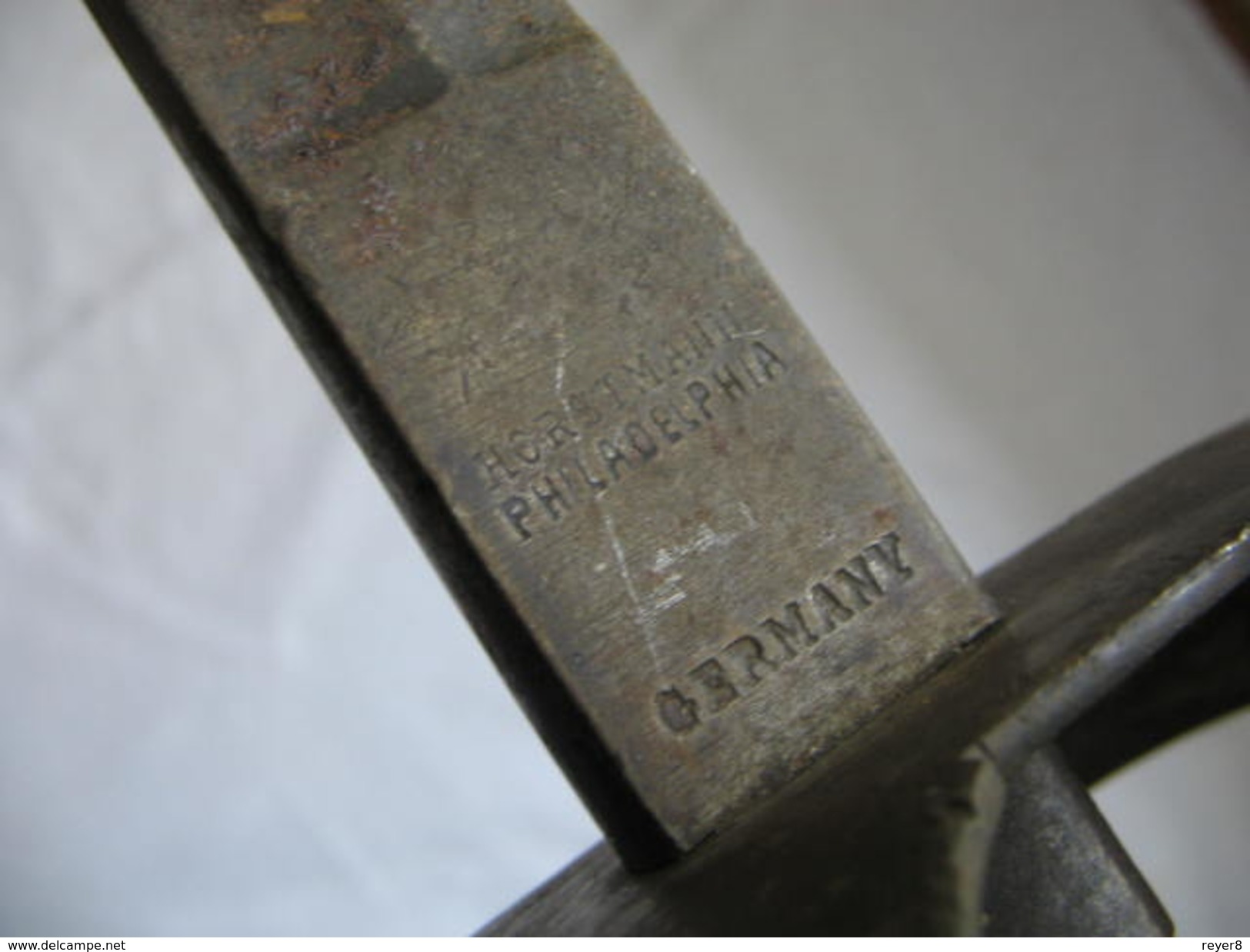 ancien sabre Allemand pour USA,marque Horstmann Philadelphia Germany,vers 1893-1935, old sword , alte Säbel