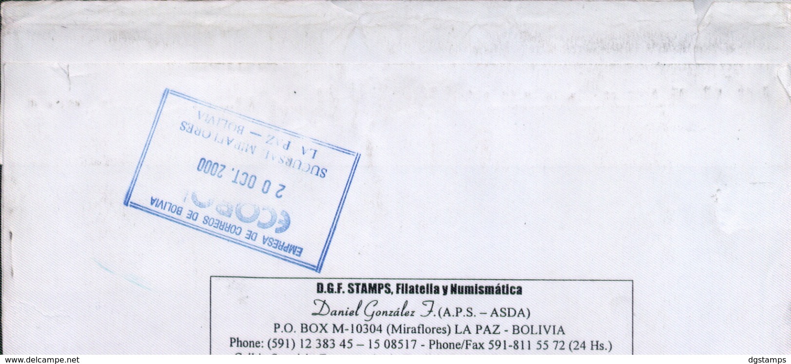 Bolivia 2000 CEFIBOL 1652, 1711.  La Paz A V. Ballester. Devuelta. See Desc. - Bolivia