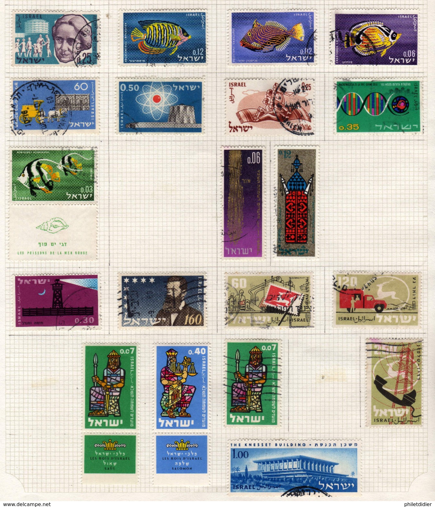 ISRAEL LOT DE TIMBRES - Airmail