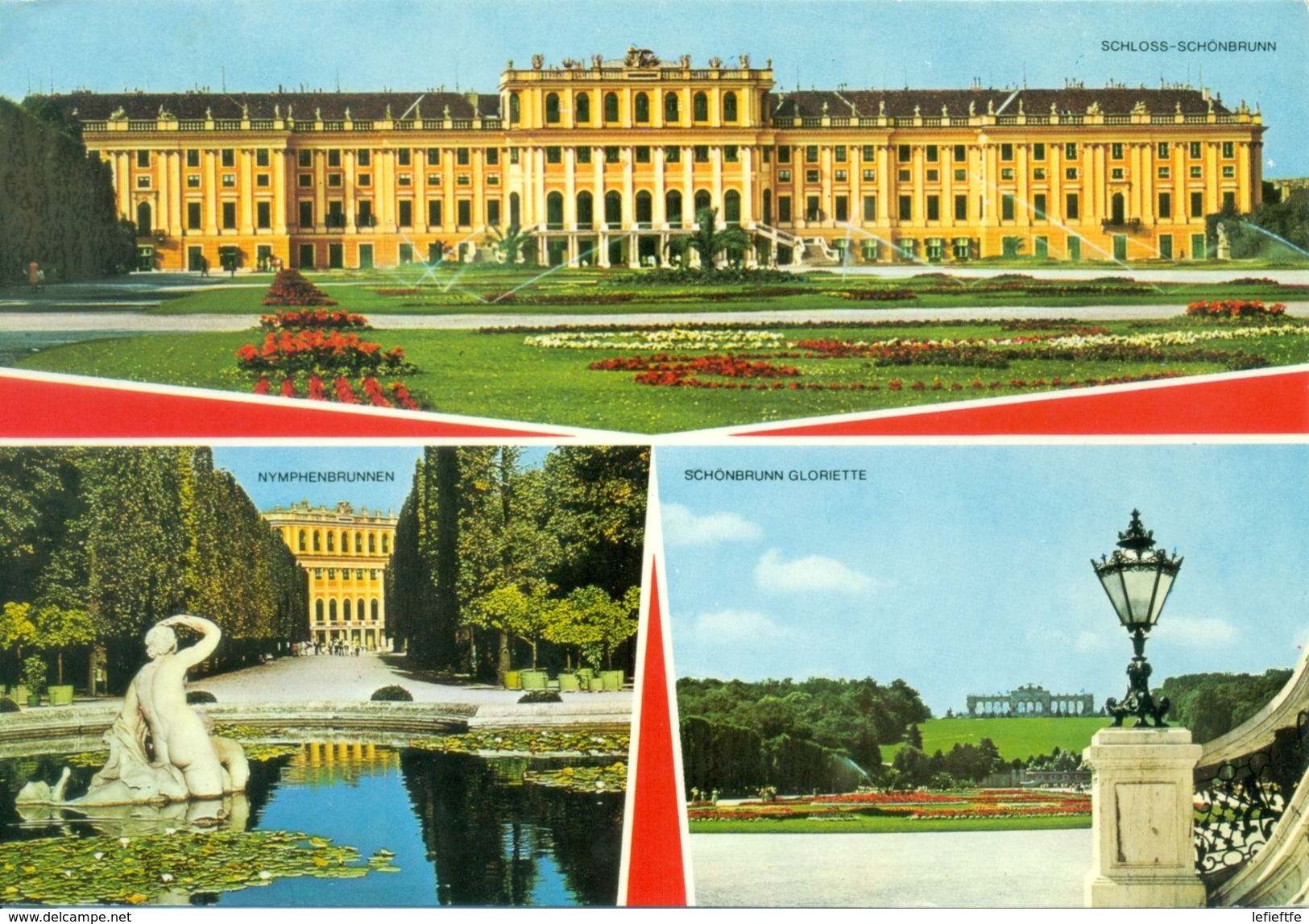 Autriche - 1984 - Wien Château De Schönbrunn - Multivues - Zink Wien - 110 - Ecrite, Timbrée, Circulée - - Château De Schönbrunn