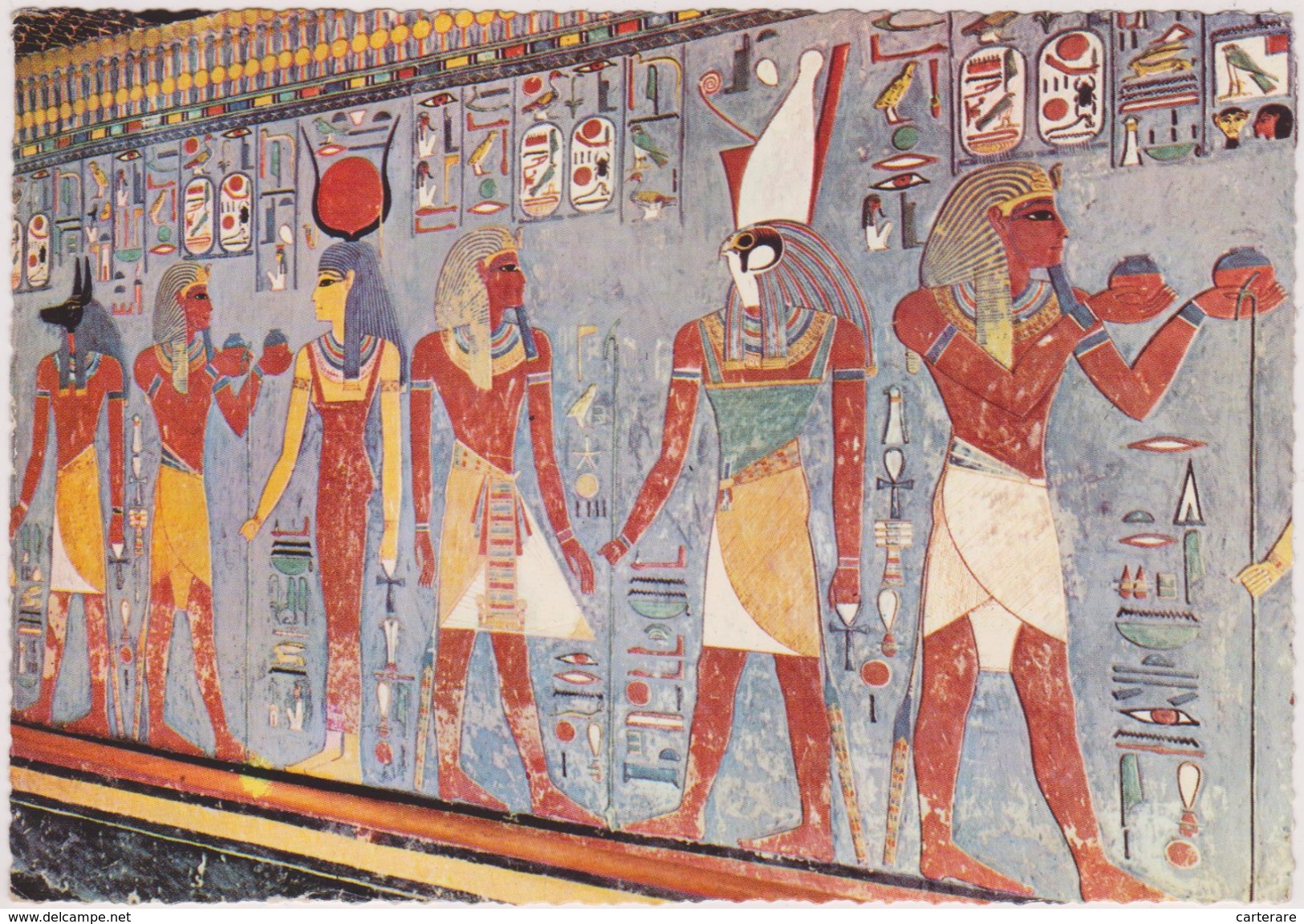 EGYPTE,EGYPT,LUXOR,LOUXOR,PEINTURE,HOREMHAB,HOREMHEB - Other & Unclassified