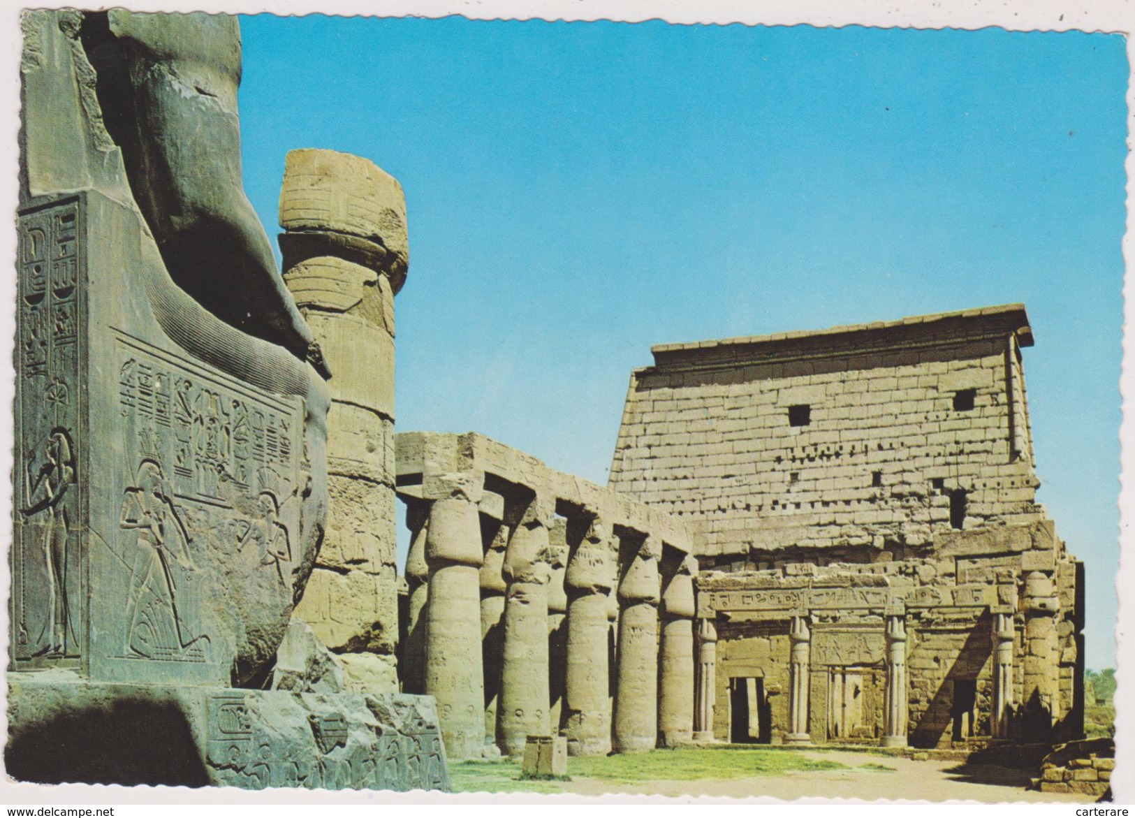 EGYPTE,EGYPT,LUXOR,LOUXOR,TEMPLE RAMSES 2 - Sonstige & Ohne Zuordnung