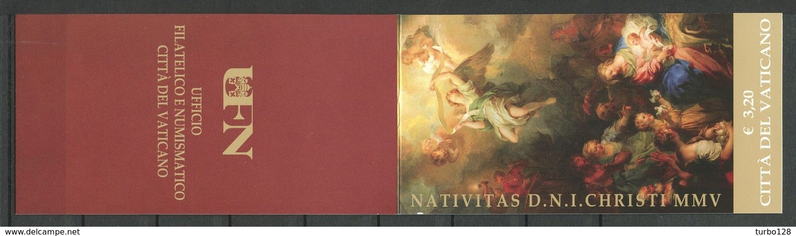 VATICAN 2005 Carnet N° C1395a ** Neufs MNH Superbes Cote 10 &euro; Noël Christmas Tableaux Le Moyne Vierge Enfant Peintu - Booklets