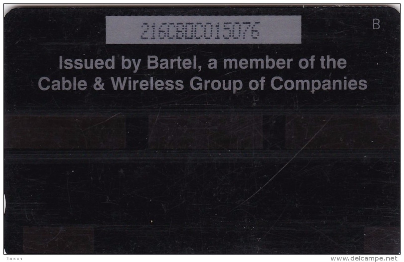 Barbados, BAR-216C, Bridgetown Cruise Terminal,  2 Scans.   216CBDC - Barbados (Barbuda)