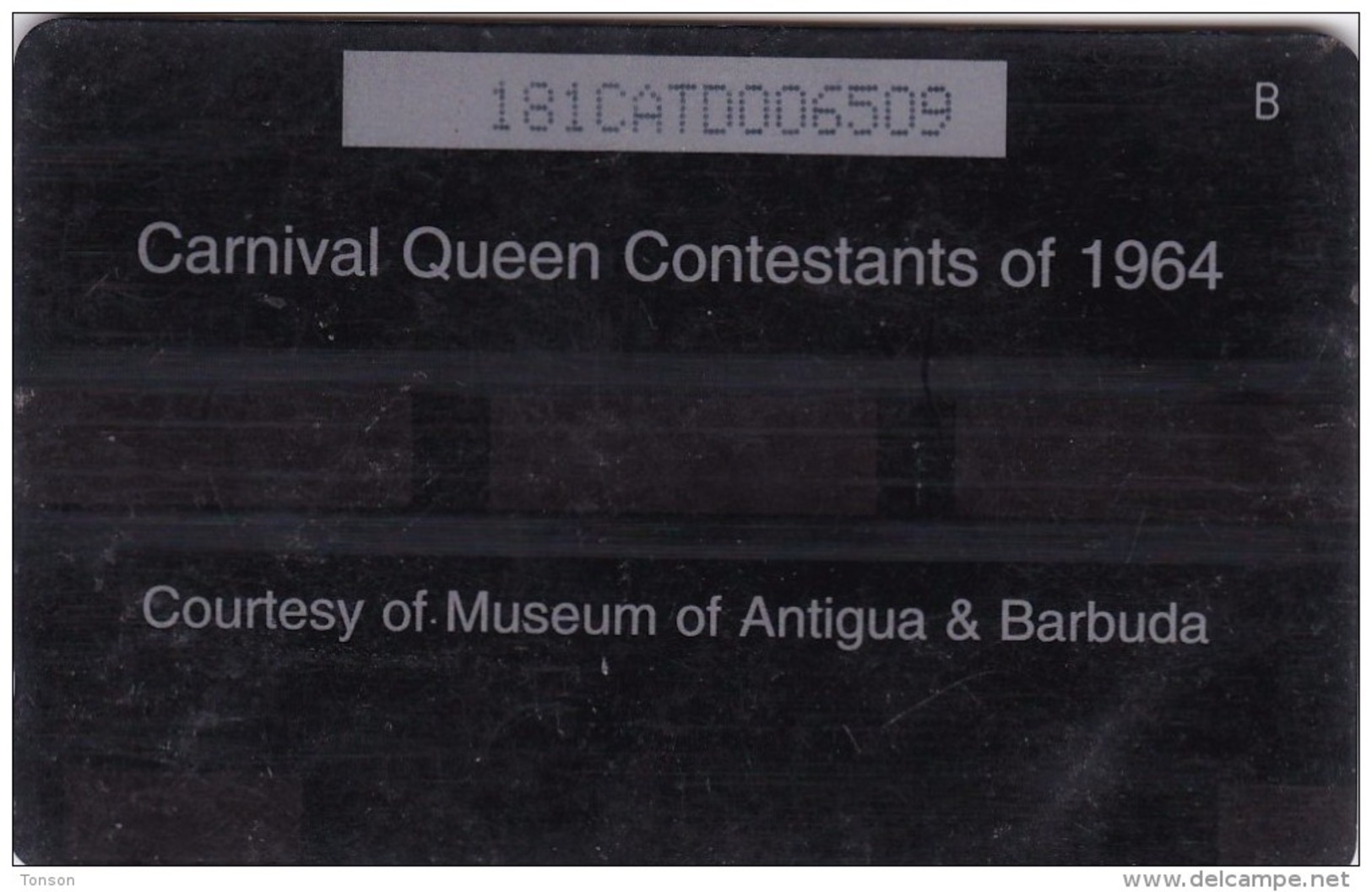 Antigua, ANT-181D, Carnival Queen Contestant, Lingerie, Pan Am, 2 Scans.  181CATD - Antigua Et Barbuda