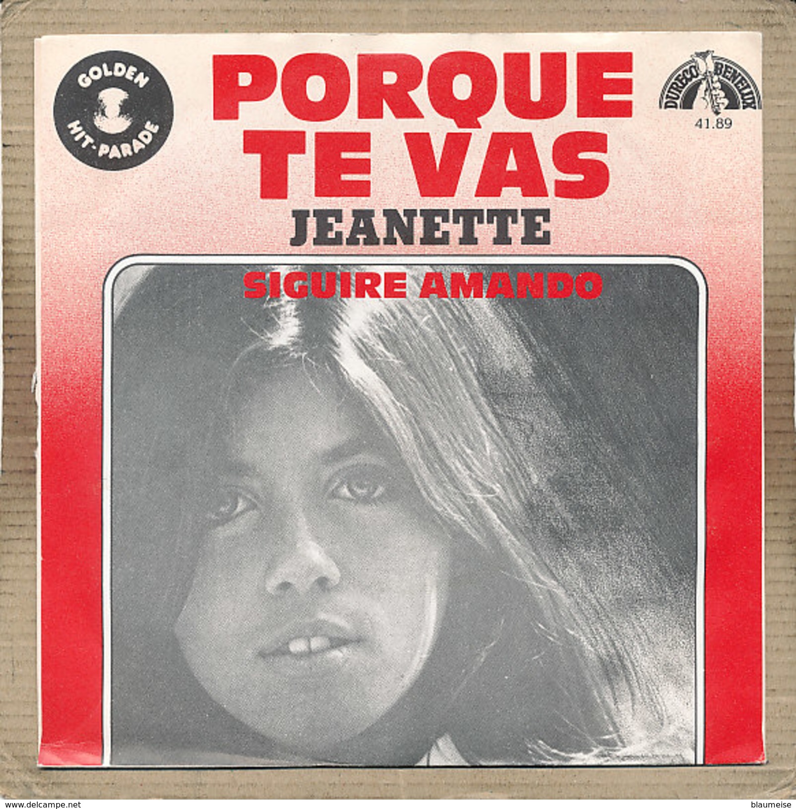 7" Single, Jeanette, Porque Te Vas - Disco, Pop