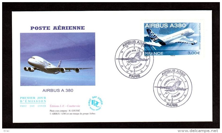 2006 - Enveloppe Premier Jour (FDC) - Paris - Airbus A 380 - 2000-2009