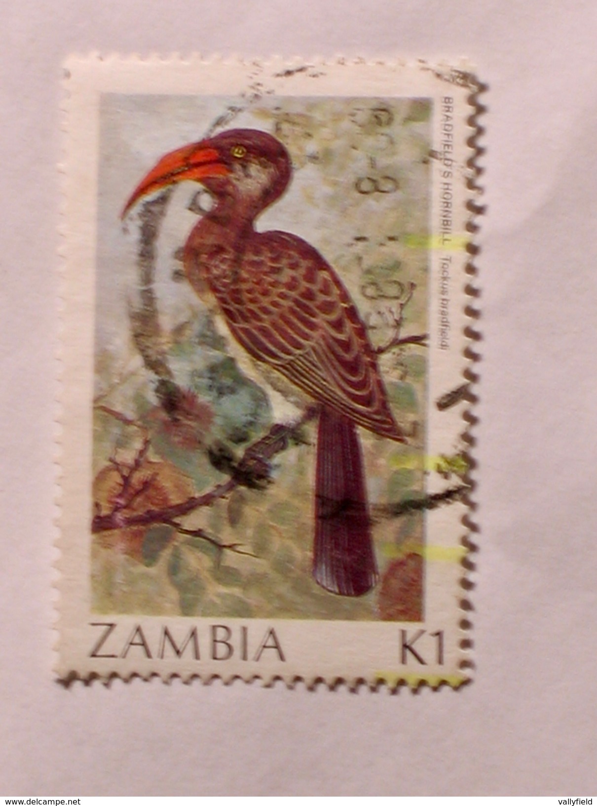 ZAMBIE 1987-88  LOT# 4  BIRD - Zambie (1965-...)