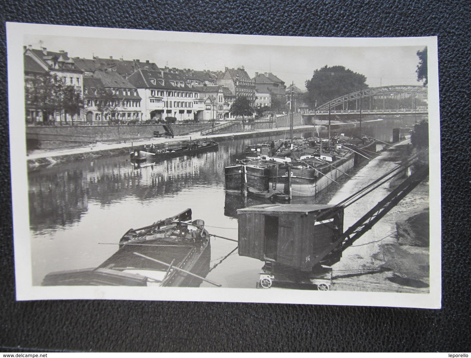 AK SAARBRÜCKEN Hafen Ca.1940 // D*24220 - Saarbruecken