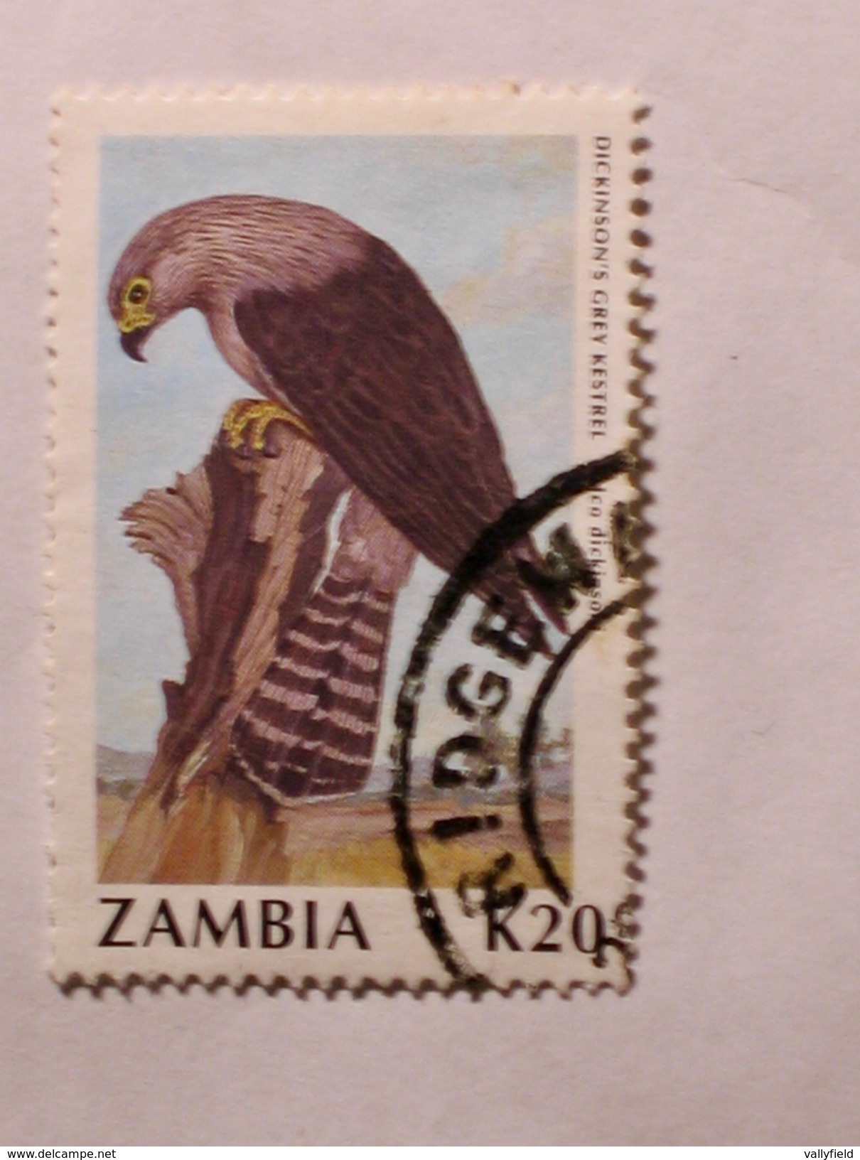 ZAMBIE 1990-91  LOT# 8  BIRD - Zambie (1965-...)