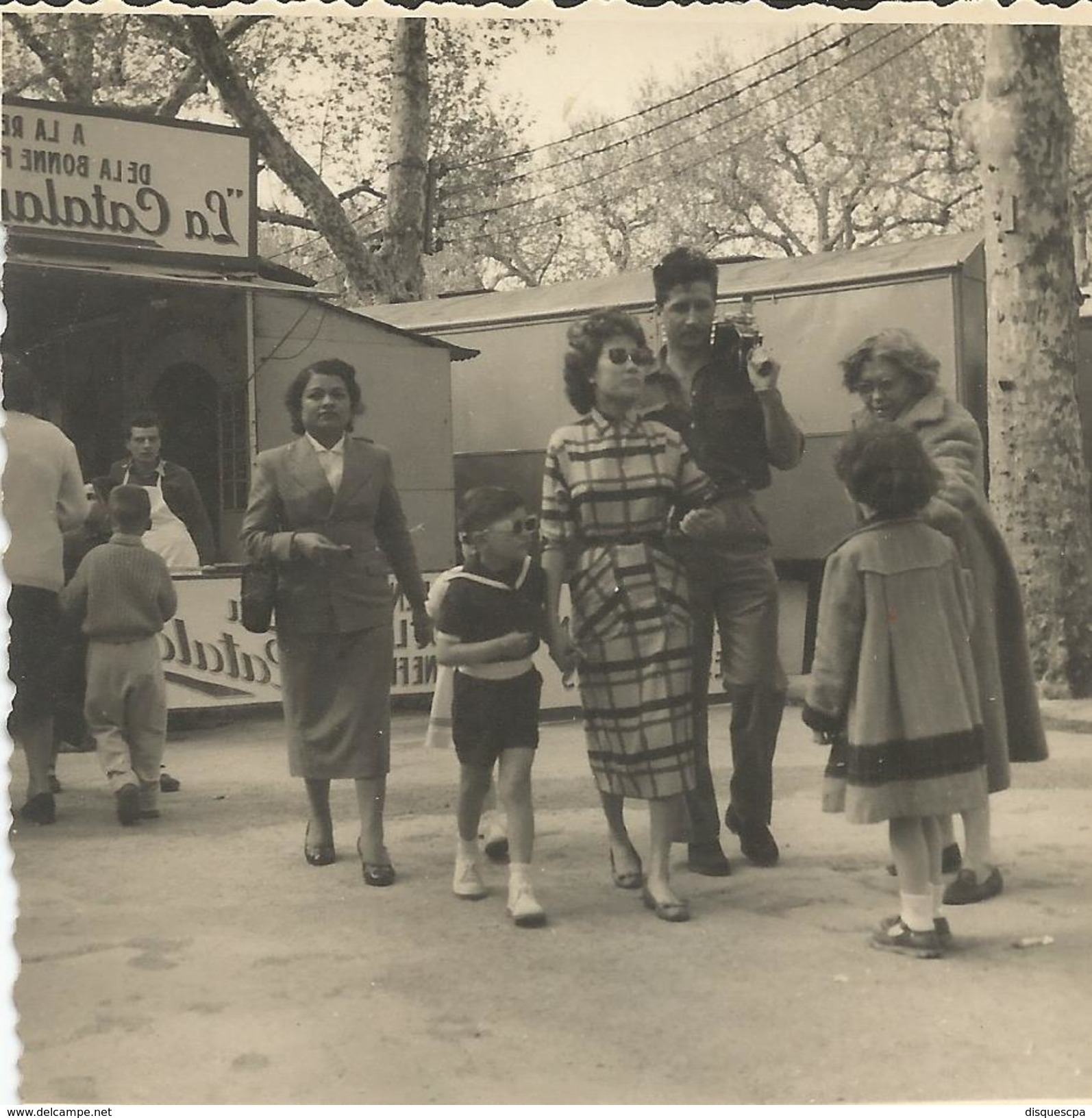 LOT DE 4 / PHOTO  FETE FORRAINE MANEGE BUVETTE CAMION  /  MONTPELLIER  ? /   475 / - Autres & Non Classés