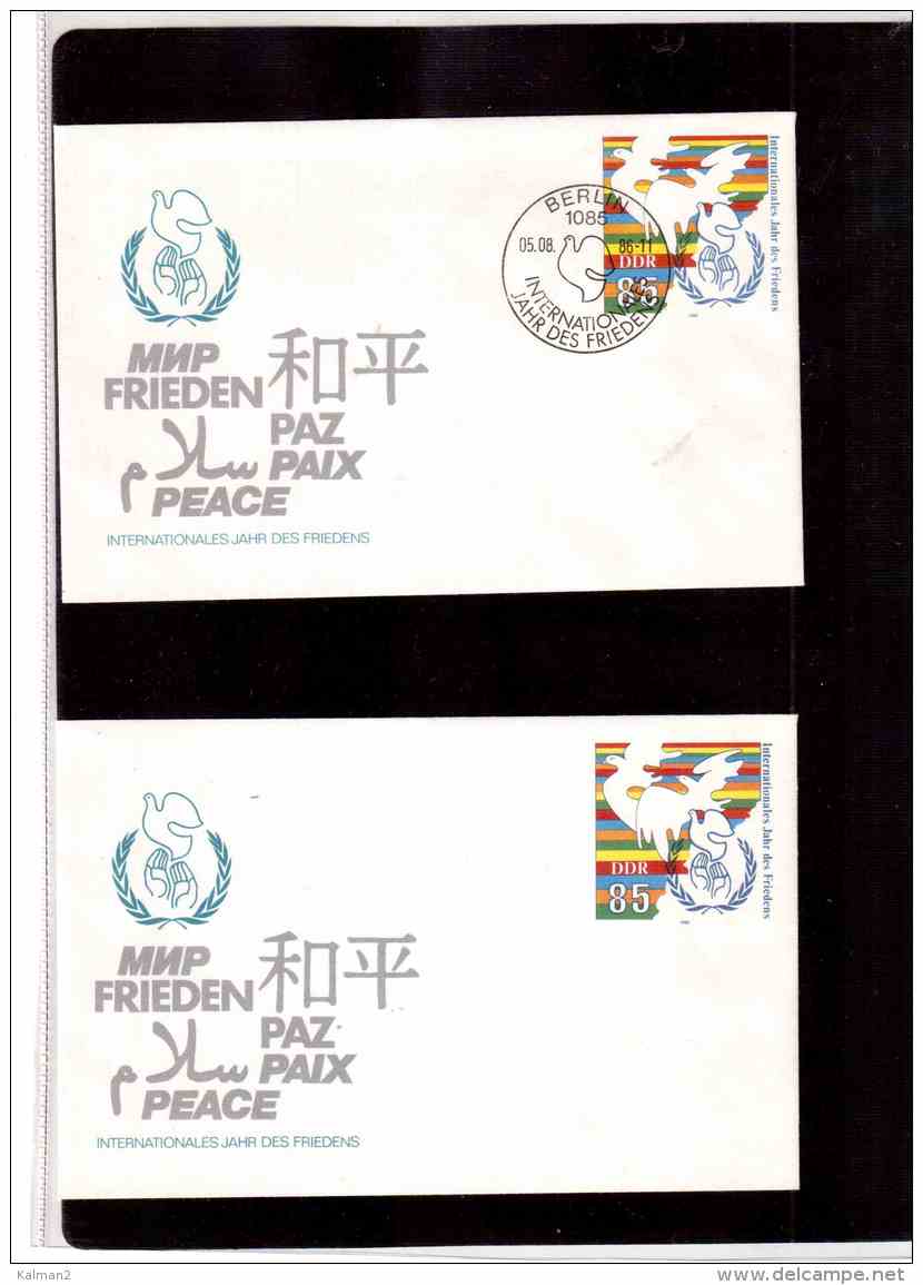 TEM9478   -    BERLIN  5.8.1986    /    ENTIRE MICHEL NR. U.5     NEW   + USED - Enveloppes - Oblitérées