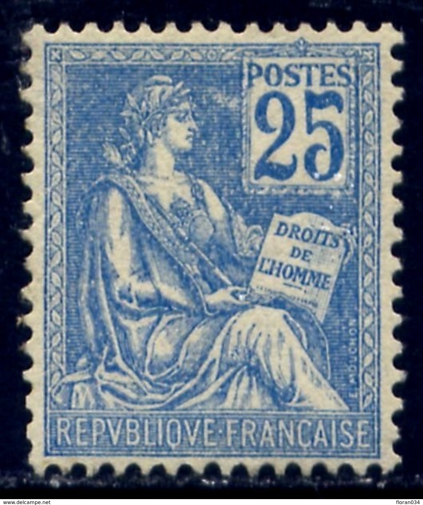 France N° 114 Neuf * Très Légère - Centrage PARFAIT - Signé Calves - LUXE - Unused Stamps