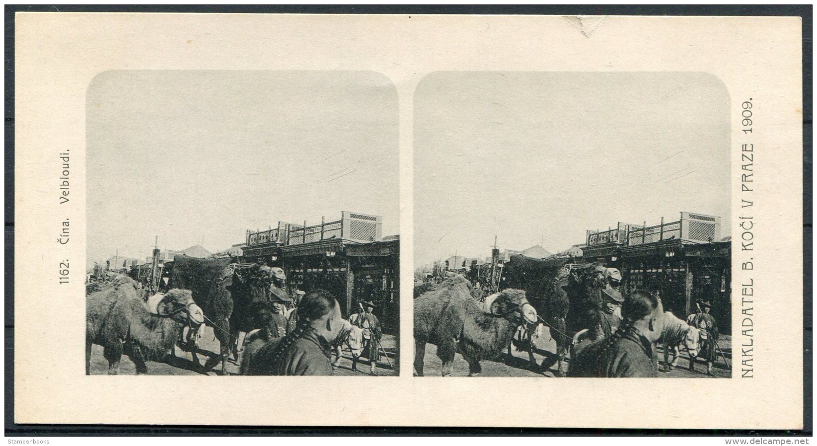 1909 China Group of 12 Stereocards. Nakladatel B. Koci V Praze