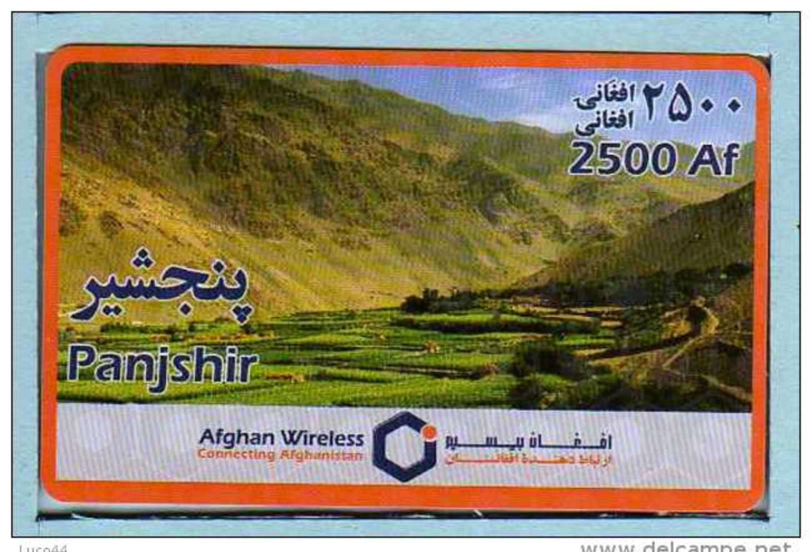 Prépayé Afghanistan Panjshir 2500Af - Afghanistan