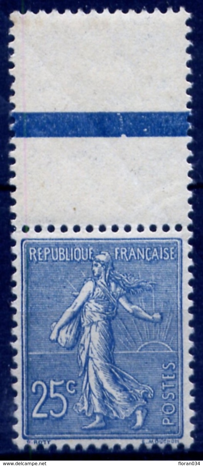 France N° 132 HdF Neuf ** (MNH) Centrage Parfait - Signé Calves - Qualité LUXE - Unused Stamps