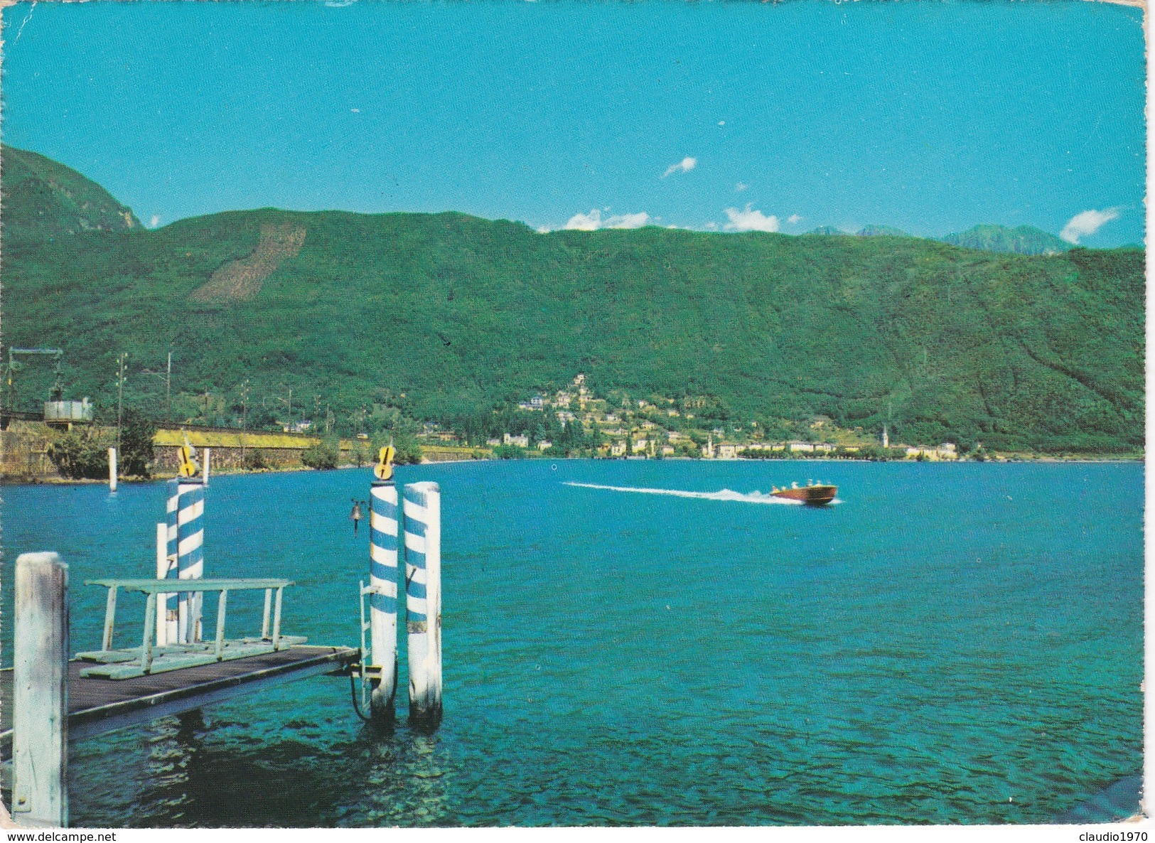 Cartolina - Postcard  - BISSONE - LAGO DI LUGANO - SVIZZERA - Bissone