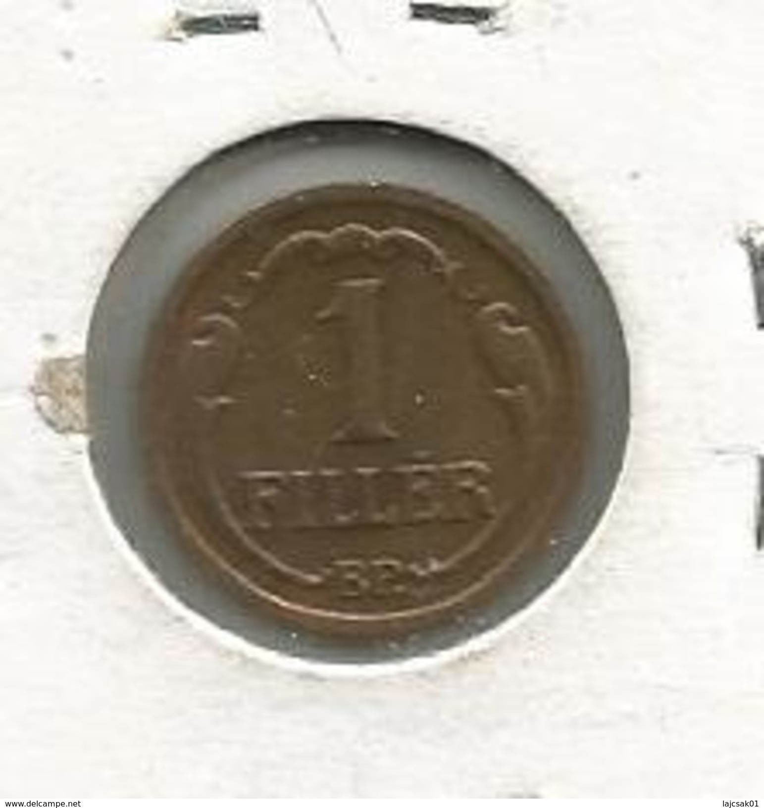 Hungary 1 Filler 1932. KM#505 - Hongrie