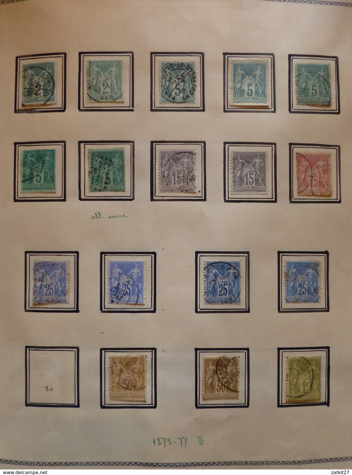 1849 à 1965 timbres neufs **, * et oblitérés