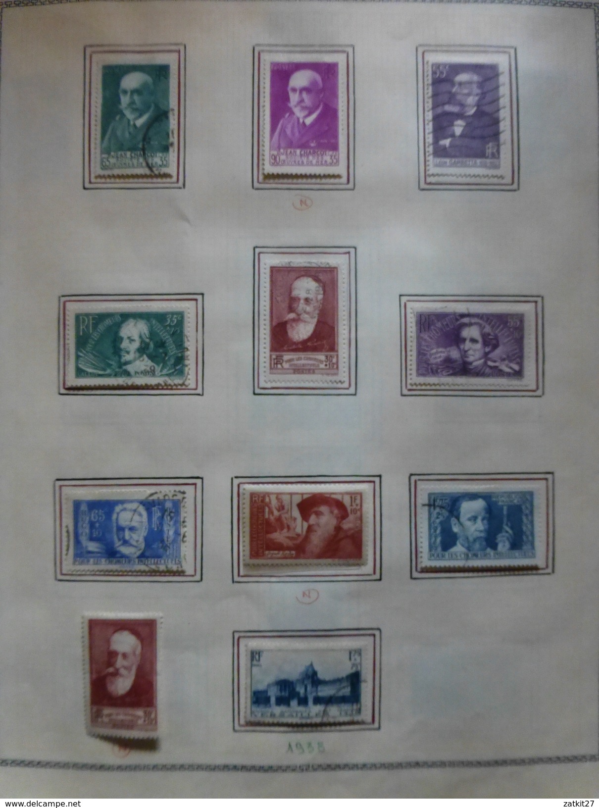 1849 à 1965 timbres neufs **, * et oblitérés